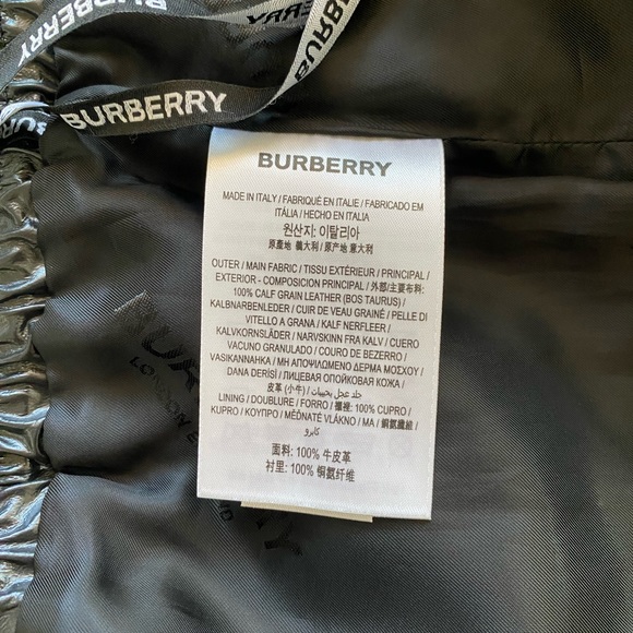 NWT💕BURBERRY Carol Leather Pull-On Shorts Size US 8 - Picture 14 of 15